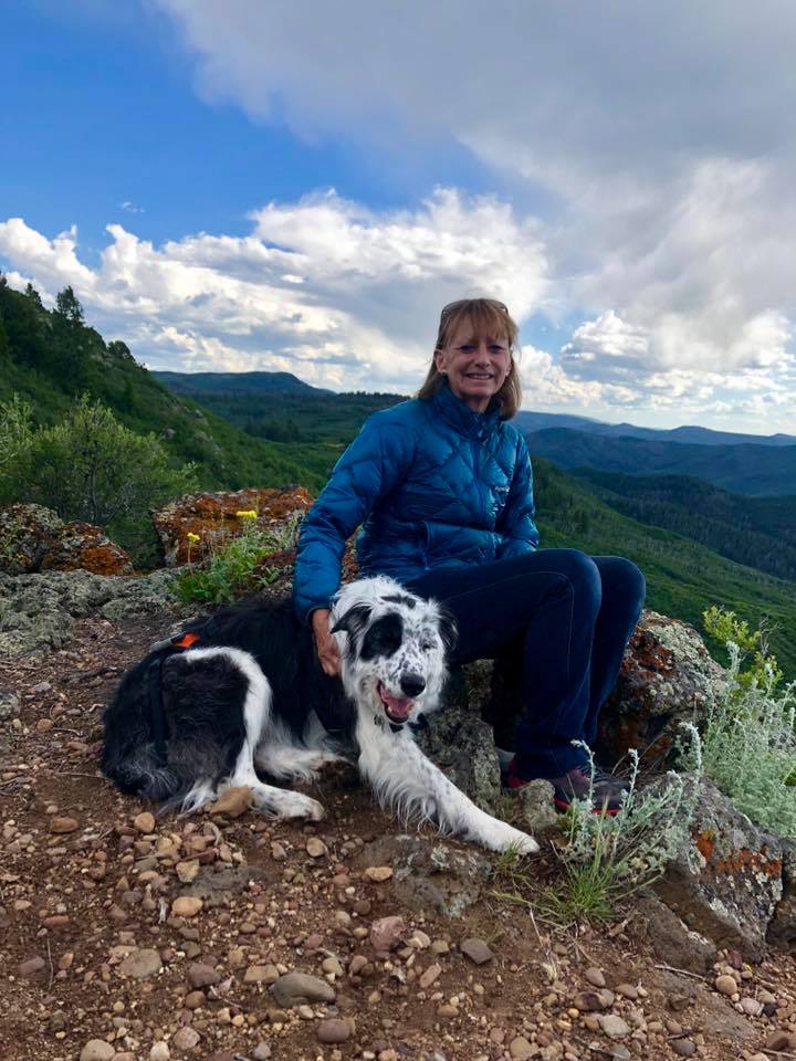 Louisa and her dog