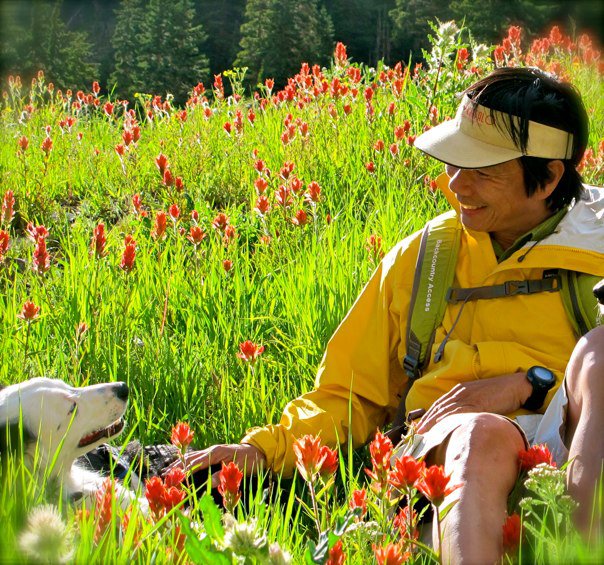 Ben and Charlie the dog